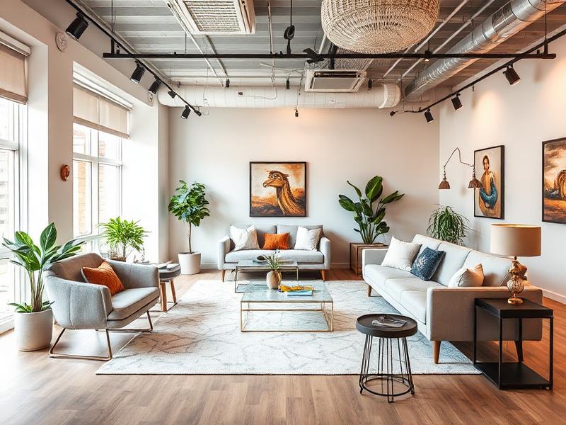 Styled Lounge Spaces